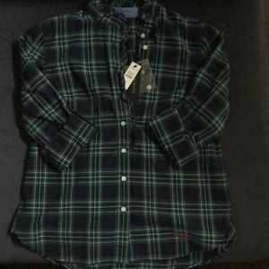 Talbots plaid shirt